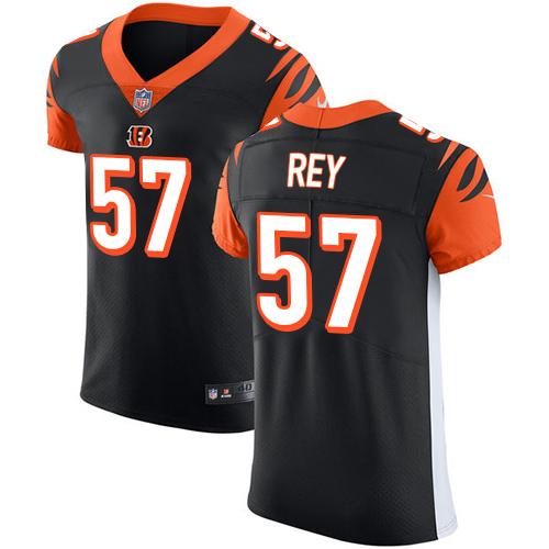 Nike Bengals #57 Vincent Rey Black Team Color Men's Stitched NFL Vapor Untouchable Elite Jersey